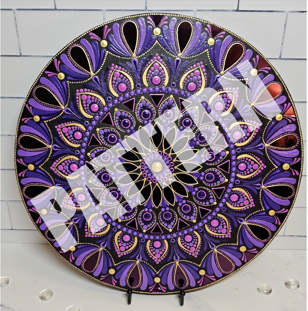 Purple Majesty, Pattern, Dotting Pattern, Dotting, How to Dot