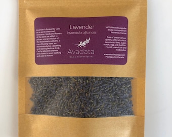 French Lavender Buds - Imported from Provence France - 100% Natural