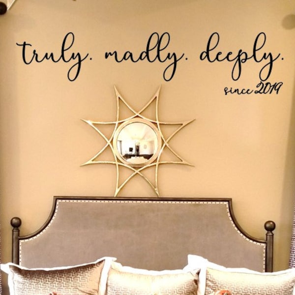 Truly Madly Deeply Etsy