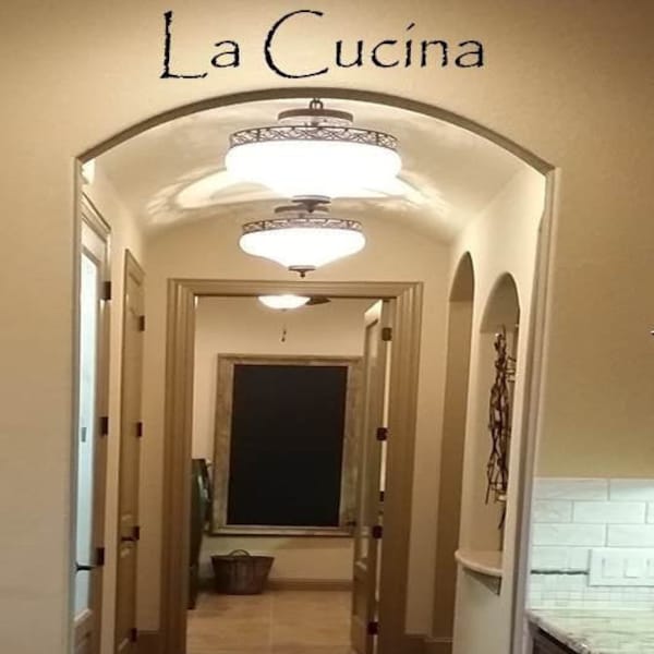 La Cucina Wall Decal / Kitchen Wall Decor / La Cucina Decal Sticker Sign / La Cucina Vinyl Decal / Pantry Decal Sticker