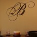 Stunning Script Monogram Wall Decal / Wedding Monogram Decal ...