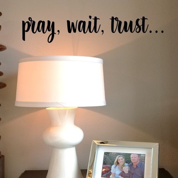 Prayer Wall Decal Etsy