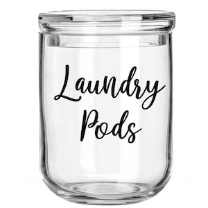 Laundry Pods Label Decal / Laundry Room Decor / Laundry Detergent Label / Laundry Pod Sticker / Laundry Room Organization Labels