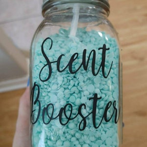 Scent Booster Label Decal / Laundry Room Decor / Scent Booster Sticker Label / Scent Booster Jar Sticker / Laundry Room Organization Labels