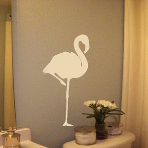 Flamingo Wall Decal / Flamingo Decal / Flamingo Custom Decal / Whimsical Nature Decal