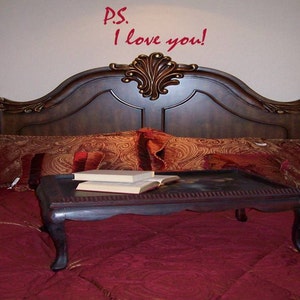 P.S. I Love You Wall Decal/Wall Sticker/Wall Tattoo