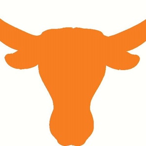 Longhorns Car Decal/ Laptop Computer Decal/Door Decal