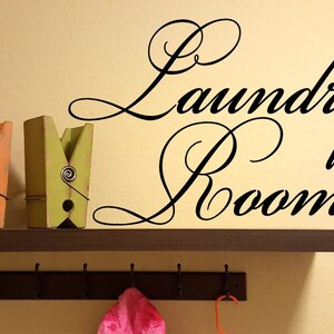 Laundry Room Wall Decal / Laundry Room Decor / Laundry Room Wall Words / Laundry Wall Sticker