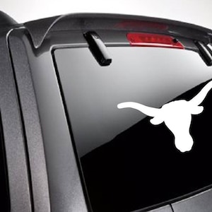 Longhorns Car Decal/ Laptop Computer Decal/Door Decal