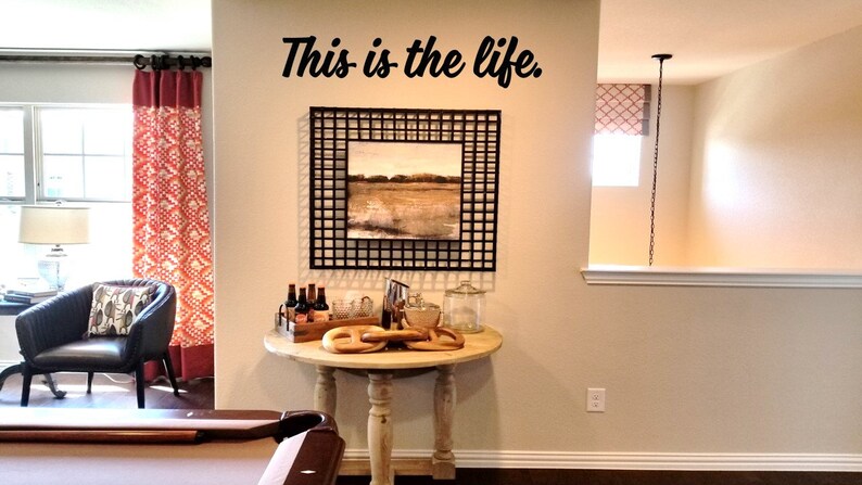 This is the Life Wall Decal/family Room Decal/photo Decal/gallery Wall ...