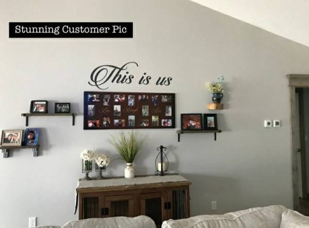 This is Us Wall Decal/family Room Decal/photo Decal/gallery Wall Decal ...