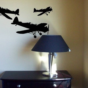 Double Cockpit Airplane Wall Decal Kit image 1