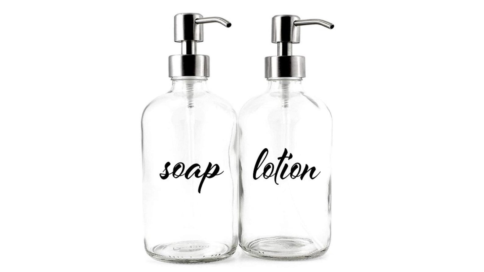 Soap Label Decals / Kitchen Decor / Hand Soap Label / Lotion Etsy