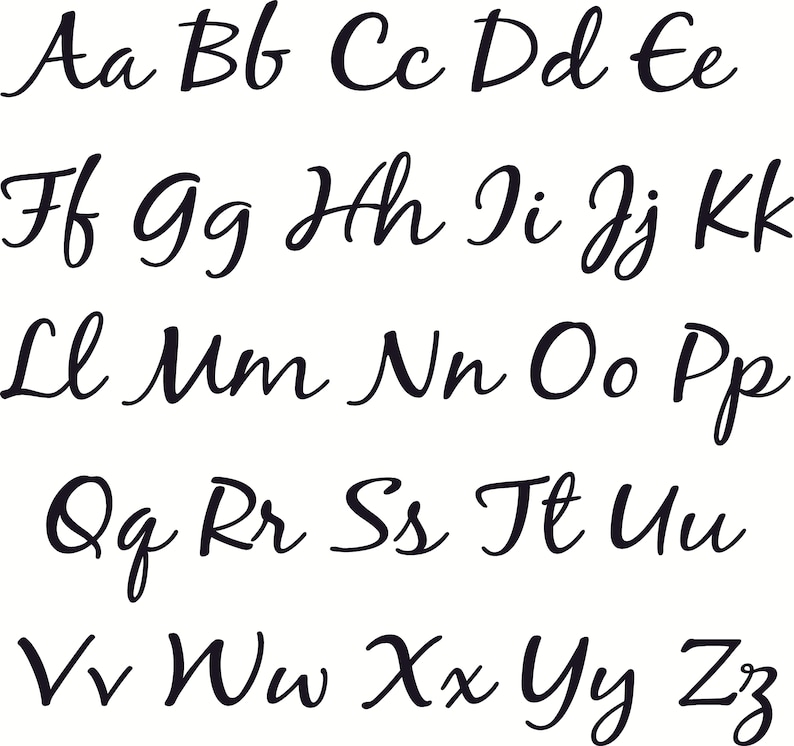 Cursive Mailbox Decal / Custom Mailbox Decal / Mailbox Address Sticker ...