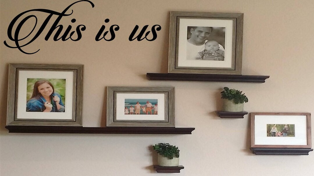 This is Us Wall Decal/family Room Decal/photo Decal/gallery Wall Decal ...