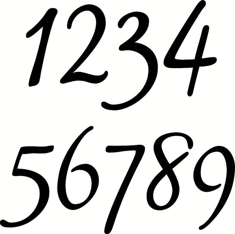 Cursive Mailbox Decal / Custom Mailbox Decal / Mailbox Address Sticker ...