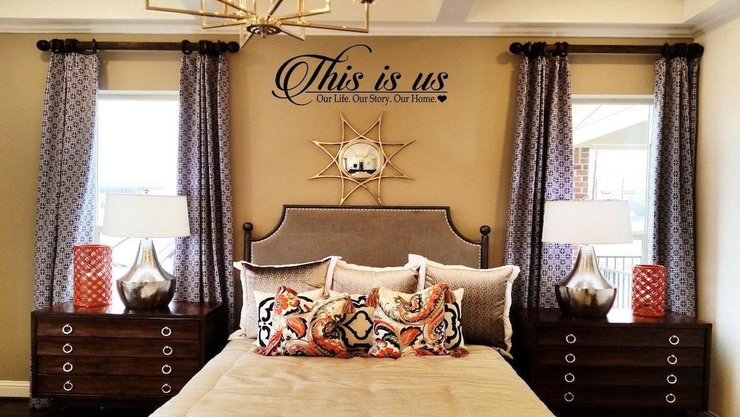 This is Us Wall With Heart Decal / Family Room Decal / Photo Decal ...
