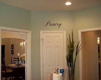 Wall Decal Quote Pantry (Extra-Large) Wall Decal/Wall Tattoo/Wall Word