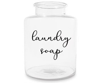 Laundry Soap Label Decal / Laundry Room Decor / Laundry Detergent Label / Laundry Pod Sticker / Laundry Room Organization Labels