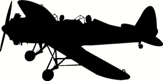 Double Cockpit Airplane Wall Decal Kit
