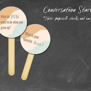 Conversation Starters for Classroom Printable - Beach Theme