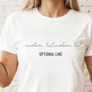 Special Gift For Her Him, Party Outfit Custom Comfort Colors Shirt, Custom Text T-Shirt, Personalized Tshirt  Customizable Matching Shirts