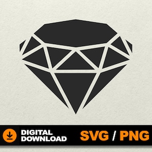 Diamond svg, Jewel vector, Diamond clipart, jewel svg, Diamond Svg Bundle, diamond ring, File for cnc laser cut silhouette cricut glowforge