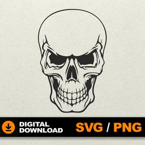 Skull SVG | Skeleton svg | Skull bundle | Skull vector | Skull sublimation | Digital Download file for Cnc, laser, silhouette, Cricut dxf