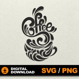 Coffee Svg, Coffee Wall Art , Coffee Sign Clipart, coffee svg bundle, I Love Coffee, File for cnc laser cut silhouette cricut glowforge cdr