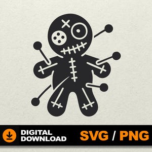 Voodoo SVG, Voodoo Doll Svg, Voodoo Doll clipart, Thinking Of You Voodoo Doll SVG, File for laser cut, cricut, silhouette, glowforge png cdr