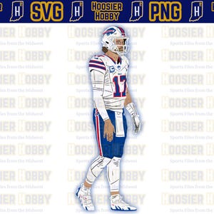 Josh Allen 2025 MVP Design | Sofort-Downloads - Buffalo Bills Football, NFL Quarterback, Cricut, Bills Mafia, Super Bowl, Stacked Vektor.