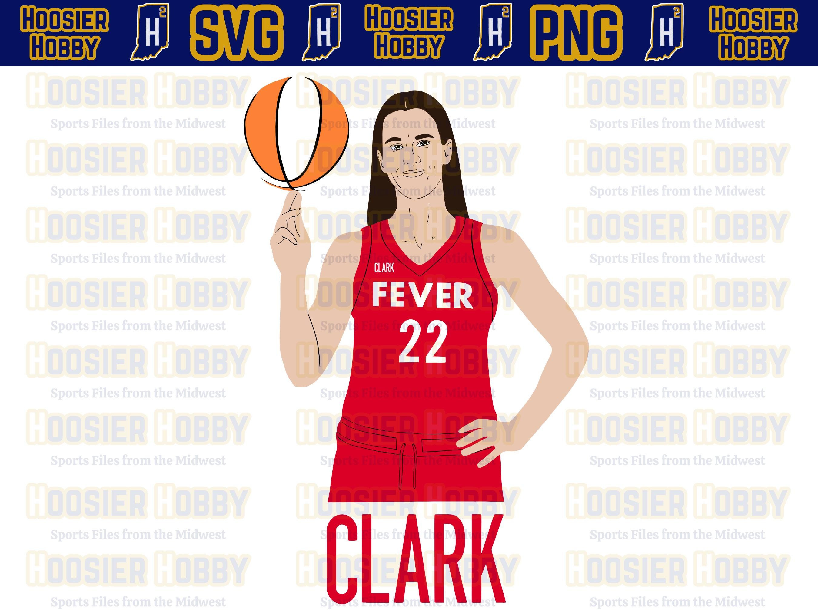 Caitlin Clark PNG Bundle - Indiana Fever SVG | Instant Download for Cricut and Silhouette - WNBA, Iowa Hawkeyes Basketball, Stacked Vector.