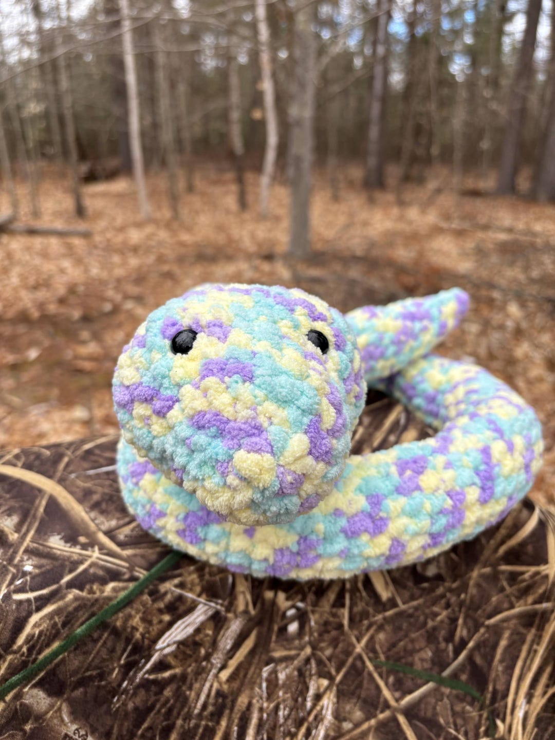 Soft Amigurumi Python Plush - Etsy