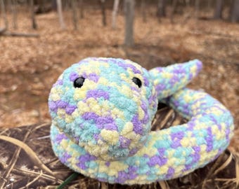 Soft Amigurumi Python Plush