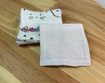 Reusable Flannel Face Wipes Set- Eco-Friendly Makeup Remover Pads