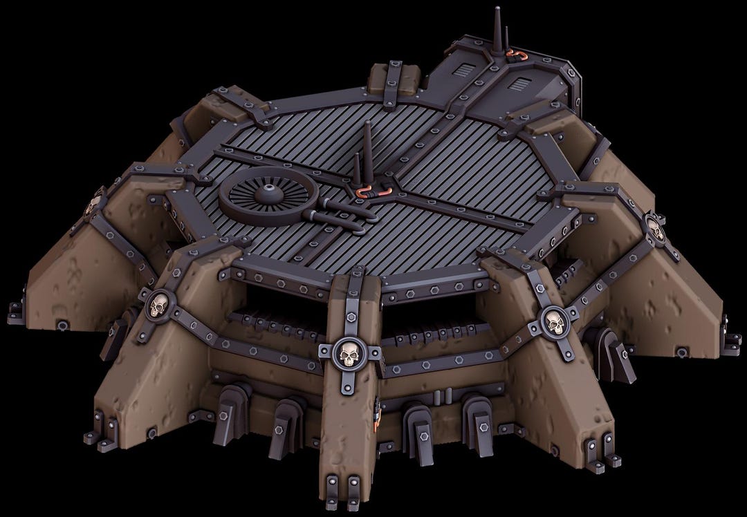 Infantry Command Post | Sci-fi Buildings | Wargaming Scenery | 10th ...