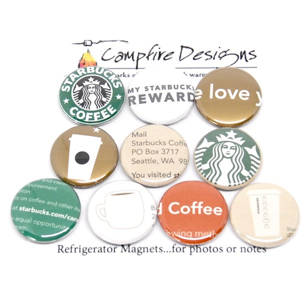 STARBUCKS Magnets VARIETY PACK 2-Refrigerator Magnets