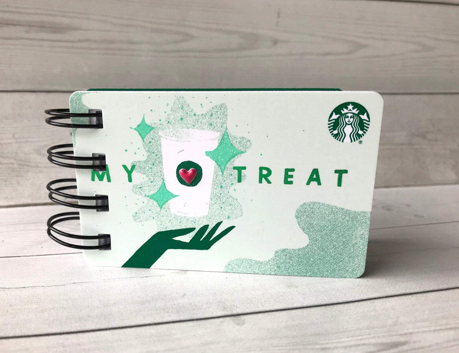 STARBUCKS Notebook With Gift Card Covers Front and Back Etsy