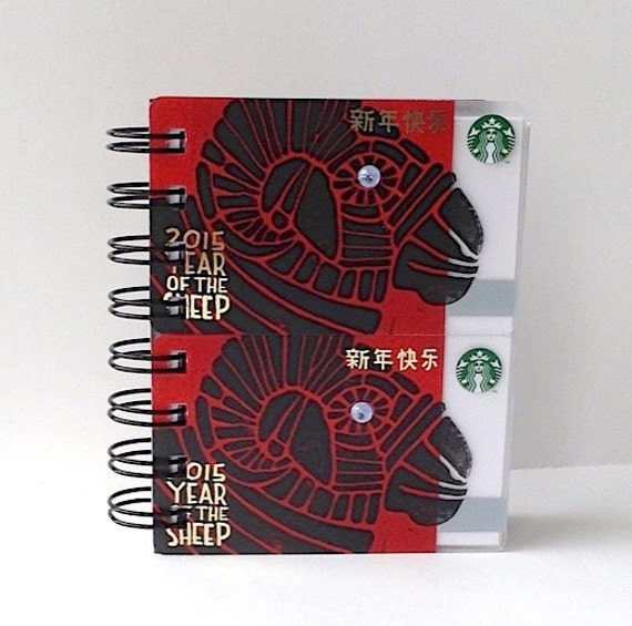 STARBUCKS Notebook Large Size Gift Card Covers Front and Etsy
