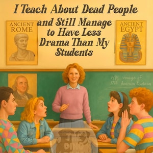 I Teach About “UnAlived” People – Sweet Valley High Themed Digital Download | History & Social Studies Poster