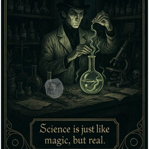 The Scientist Tarot Poster – Science Teacher Digital Download ...