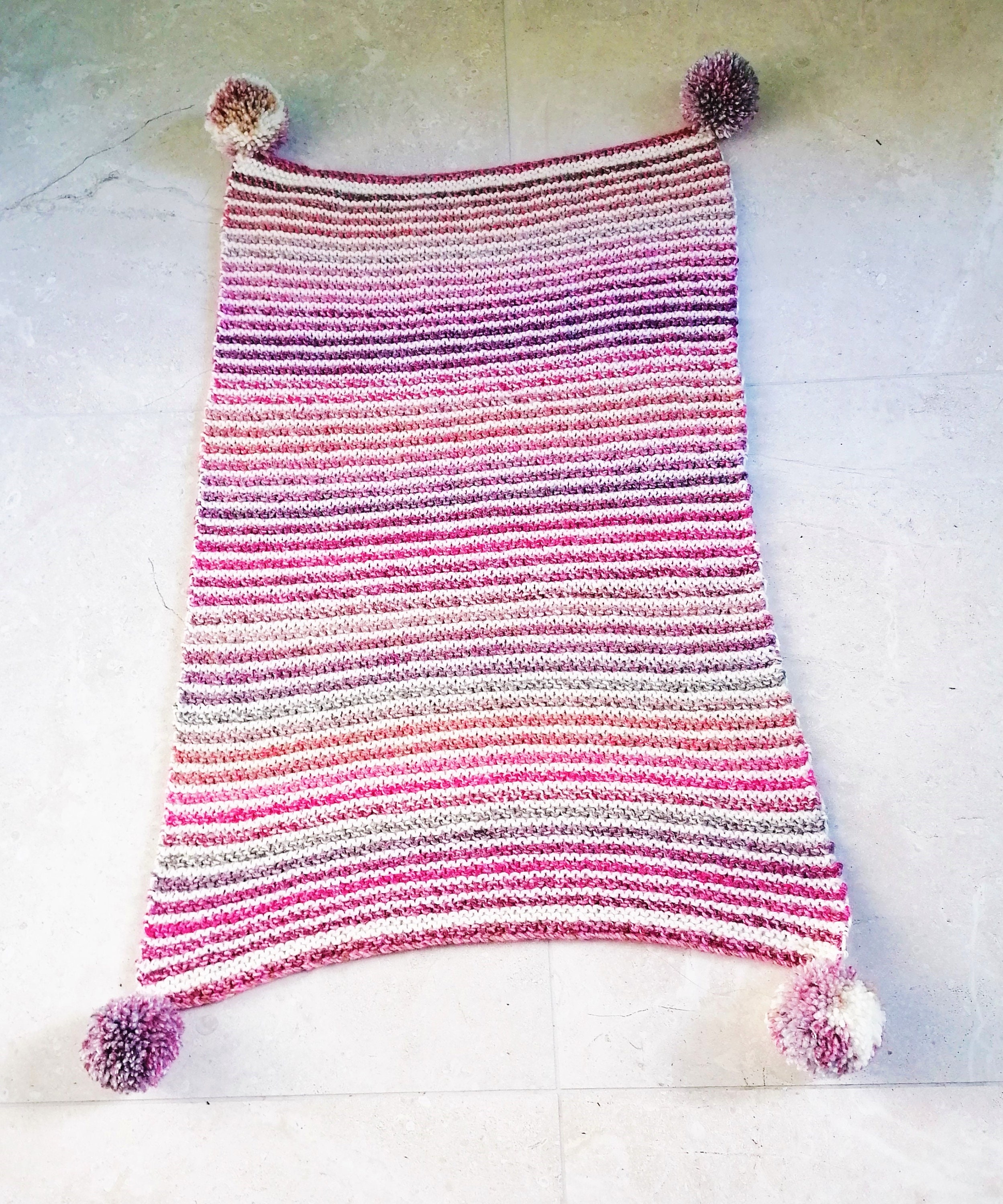 BABY BLANKET KNITTING Pattern Gift for New Baby Cot Crib Pram Etsy