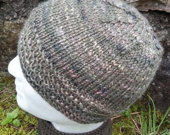 MENS Beanie Knitting Pattern/ Easy Knit Hat/ Beginners PDF/ Modern Cap/ Knit Round/Burren