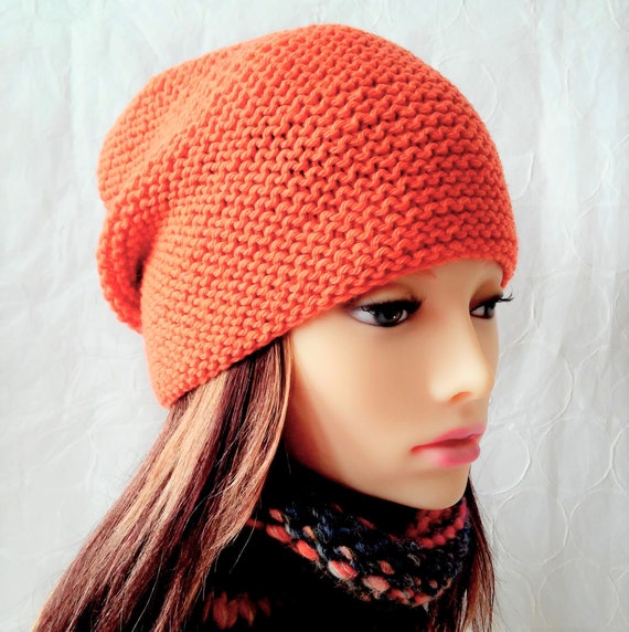 Slouchy Hat Pattern Womens Slouch Beanie Knitting Pattern Easy Quick Knit Winter Beanie Fall Fashion Christmas Gift For Women Portland