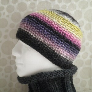 Gorro chapéu padrão simples tricô padrão para homem/mulher chapéu de malha presente para ele namorado chapéu de lã masculino gorro/santa fe