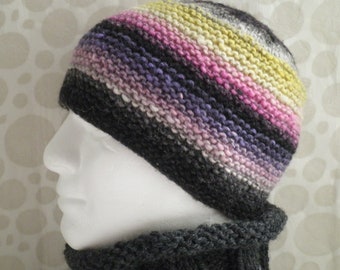 Santa Fe Beanie KNITTING PATTERN, Mens/Womens Knit Hat (Digital Download)
