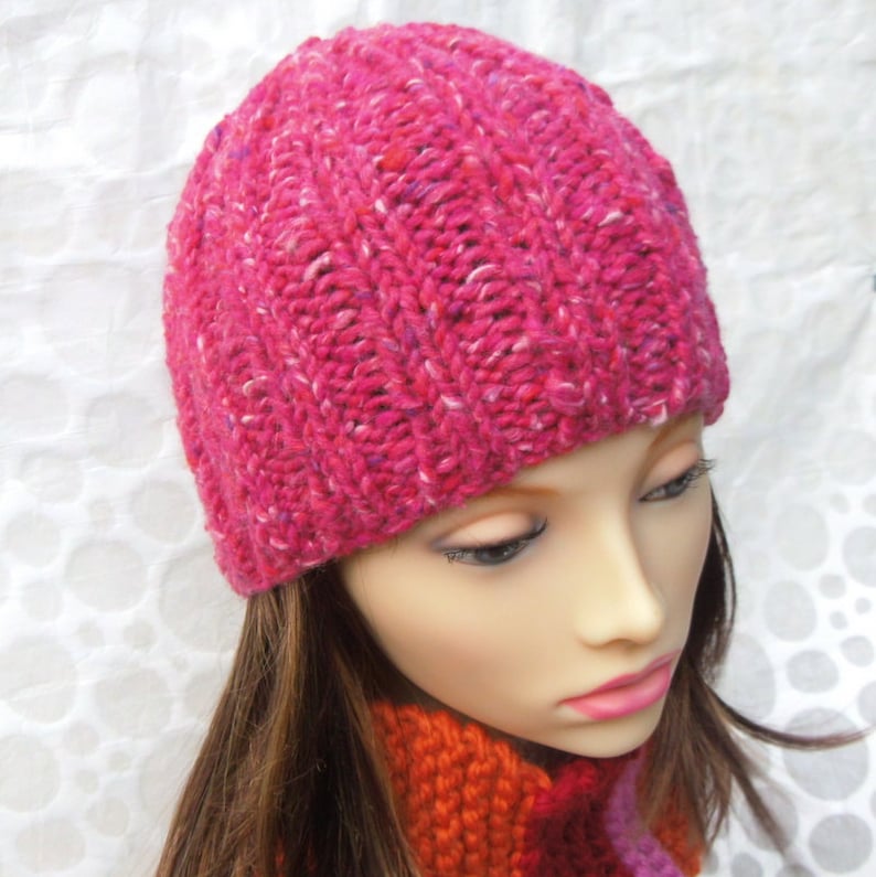 chunky wool beanie pattern