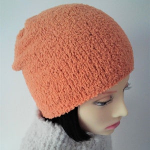 Chemo Hat Pattern Womens Supersoft Beanie KNITTING PATTERN Gift for Women Friend Sister Mom Knit in the Round /MARIE