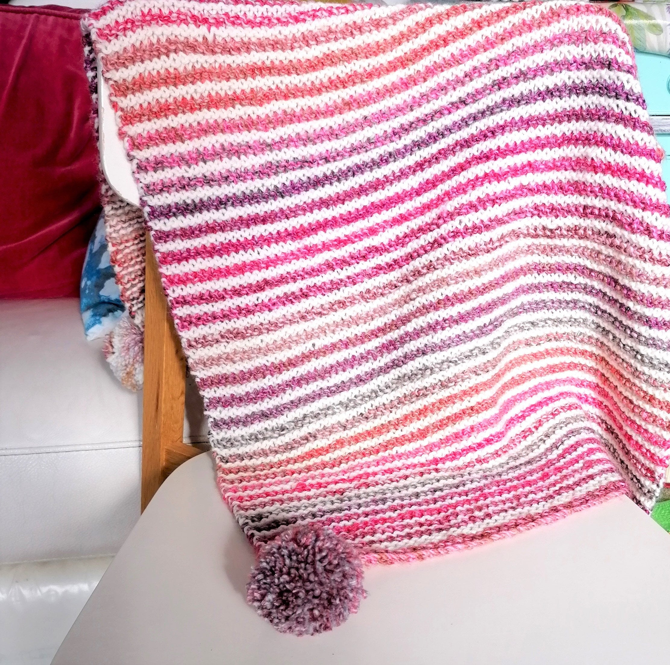 BABY BLANKET KNITTING Pattern GIft for New Baby Cot Crib Pram Etsy