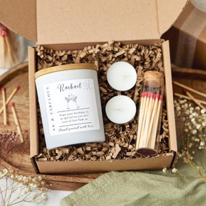 40 and Fabulous Birthday Hamper, 40th Birthday Gifts for Women, Forty & Fabulous Personalised Candle Gift for Her, 40th Birthday Personalised Candle, Funny Candle for Friends 40th, Auntie Gift, Gift under 20, Gift under 30, Sister Gift,